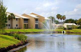 Beautiful lakeside views at Coral Club, Bradenton, FL