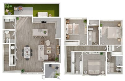 3 beds, 2.5 baths, 1,655 sqft, $2,929