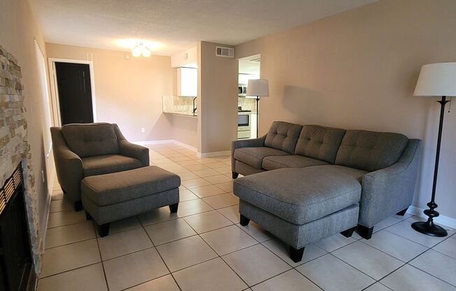 Modern One-Story Ground Floor Condo, Conveniently Located Near Tampa Palms and USF