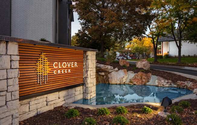 Clover Creek Apartments Exterior Monument Sign