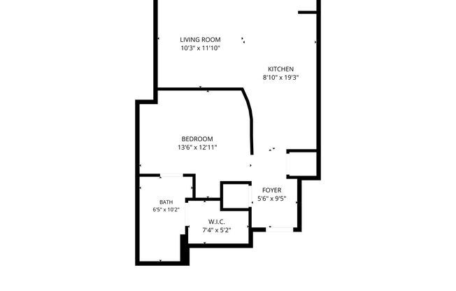 1 bed, 1 bath, $1,995, Unit Unit 1403