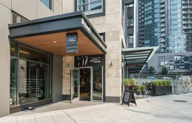 Princi Coffee and Bakery Downstairs at Stratus, 820 Lenora St., Seattle