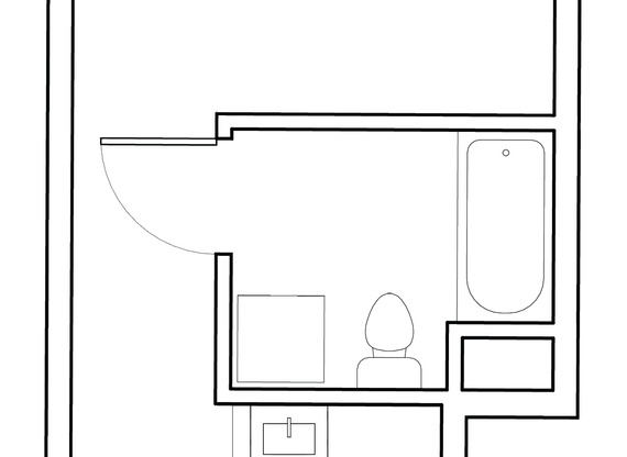 Studio, 1 bath, 300 sqft, $1,645, Unit 456