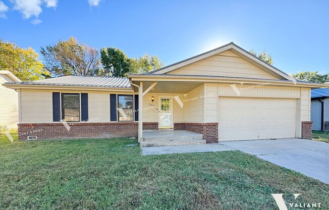 Ranch Style 3-Bedroom, 2-Bathroom Home with Attached Garage