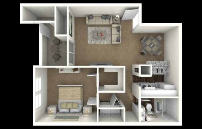 1 bed, 1 bath, 710 sqft, $1,085
