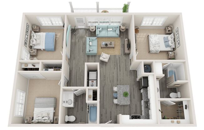 3 beds, 2 baths, 1,328 sqft, $1,999
