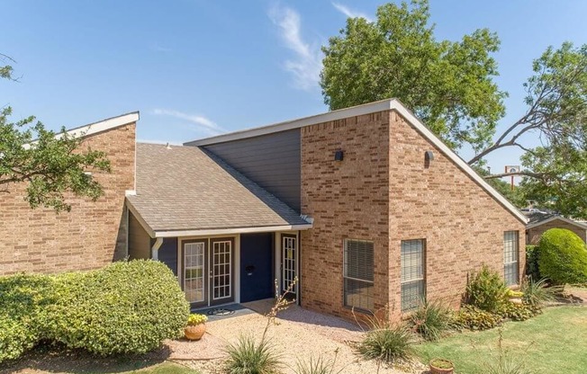 Clubhouse building at apartment complex