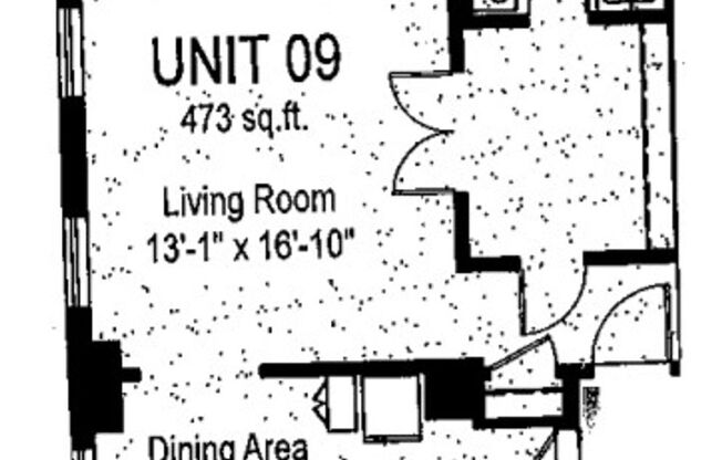 Studio, 1 bath, 301 sqft, $1,425, Unit Wellington 709