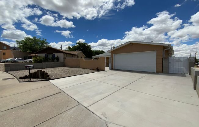4 Bedroom Single Story Home Available Near Tramway Blvd NE & Lomas Blvd NE!