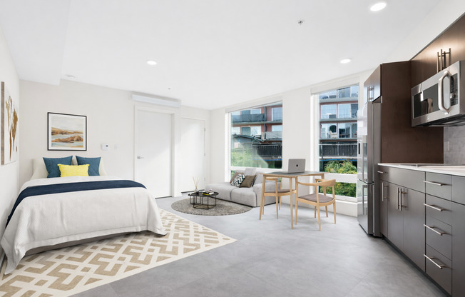 Studio, 1 bath, 408 sqft, $1,325, Unit 414