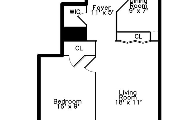 1 bed, 1 bath, 600 sqft, $1,350, Unit 956-35
