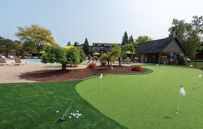 golf course at Grand Blanc Mi apartments