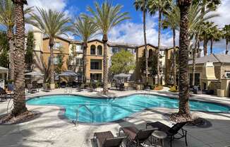 Swimming pool  at Ridgestone, Lake Elsinore, California