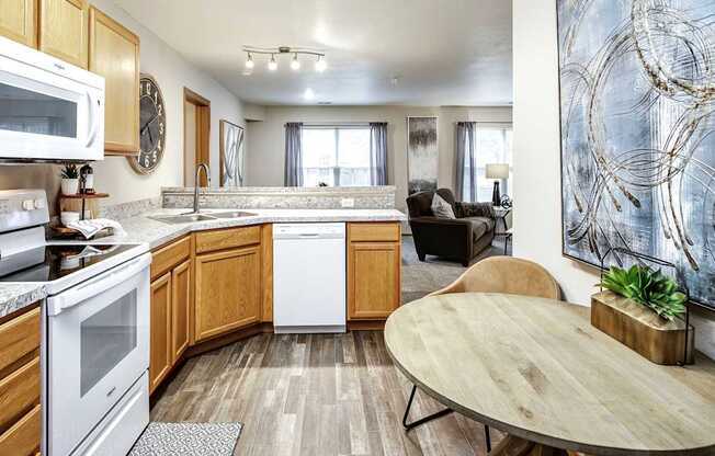 Modern Kitchen at Tranquility Pointe, Omaha