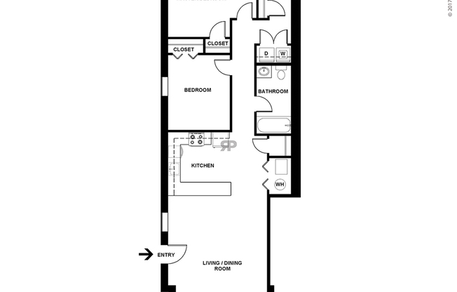 2 beds, 1 bath, 859 sqft, $1,426