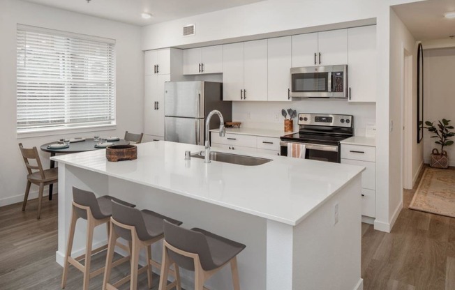 South Ridge Apartments Model Kitchen with Island