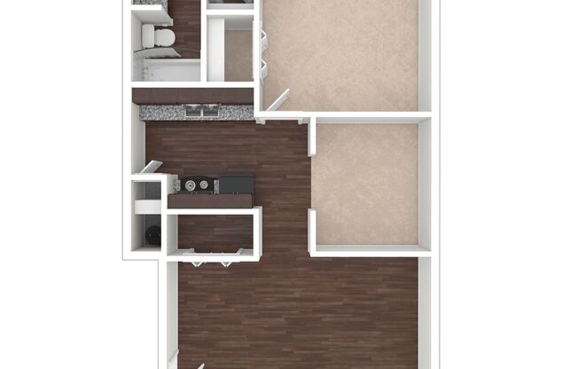 1 bed, 1 bath, 715 sqft, $1,250