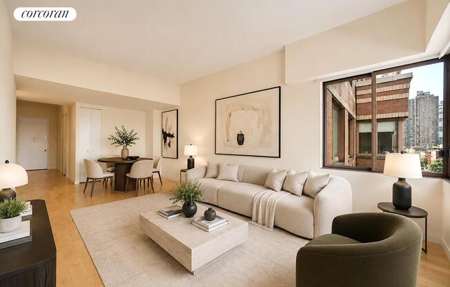 1 bed, 2 baths, 805 sqft, $4,500, Unit 6K