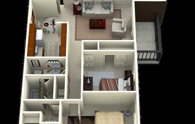 2 beds, 2 baths, 1,127 sqft, $1,605