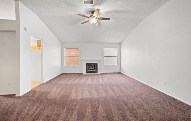 MOVE TO THIS ONE-STORY HOME IN HENDERSON WITH RV PARKING! NO HOA!