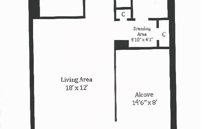 Studio, 1 bath, 550 sqft, $3,795, Unit 10F