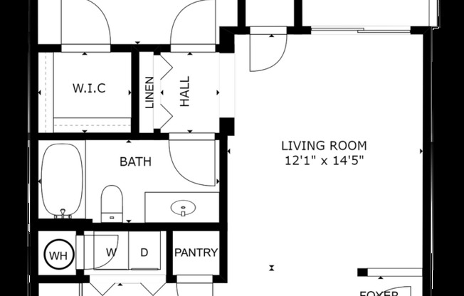 1 bed, 1 bath, 753 sqft, $1,250, Unit 3703