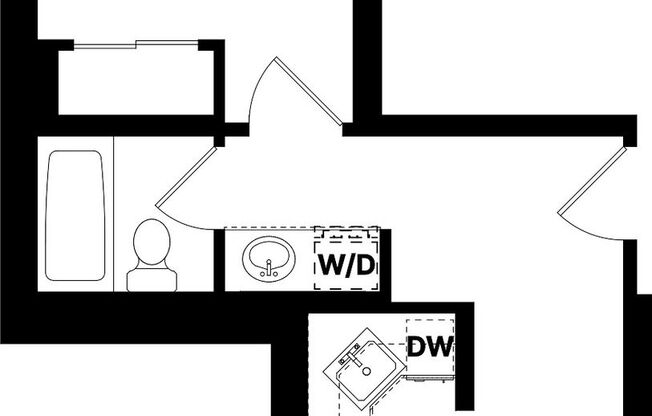 1 bed, 1 bath, 620 sqft, $1,580, Unit 601