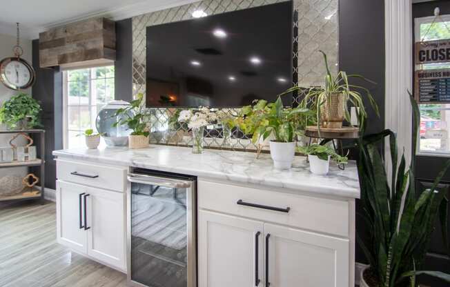 This is a photo of the leasing office interior at Deer Hill Apartments in Cincinnati Ohio.