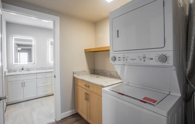 Washer & Dryer In Every Apartment at The Icon, Richmond, VA