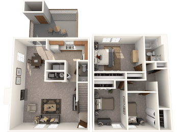 3 beds, 1.5 baths, 1,200 sqft, $1,543