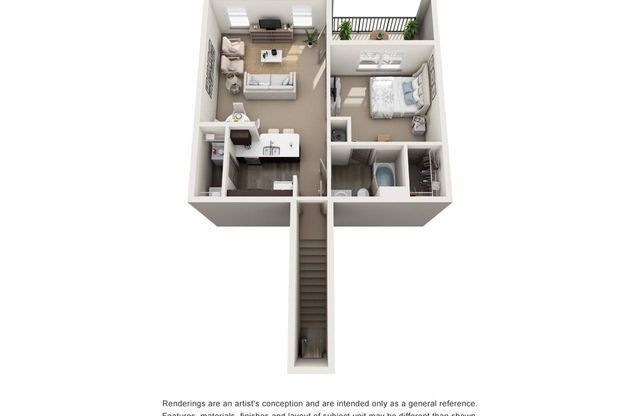 1 bed, 1 bath, 813 sqft, $1,469