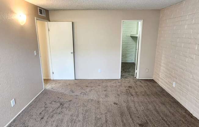 1x1 Classic Main Bedroom with Closet at Mission Palms Apartment Homes in Tucson AZ