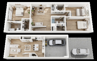 New Classically designed Duet style homes for Rent in Charlotte