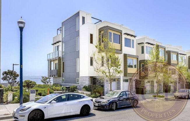 SF Shipyard - 3 BR, 2.5 BA Townhouse 1,634 Sq. Ft. - 3D Virtual Tour, 2-Car Garage