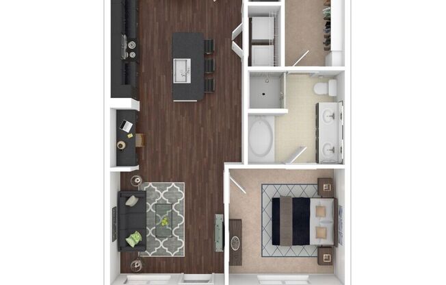 1 bed, 1 bath, 785 sqft, $1,656