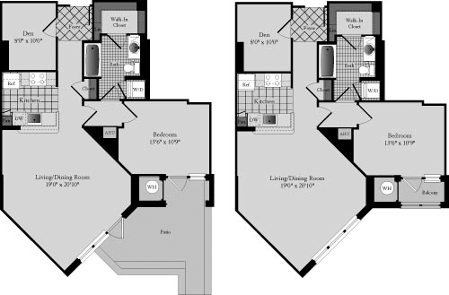 1 bed, 1 bath, 922 sqft, $3,732, Unit 106