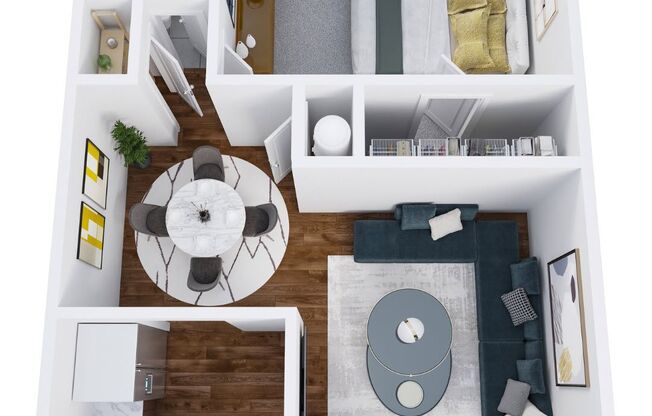 1 bed, 1 bath, 730 sqft, $850