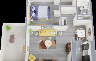 1 bed, 1 bath, 653 sqft, $825