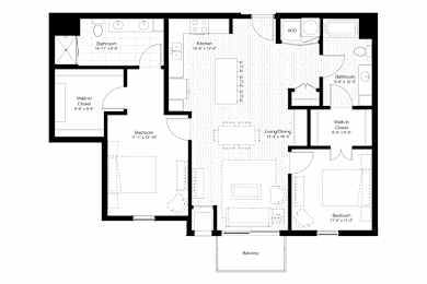 2 beds, 2 baths, 1,217 sqft, $2,249