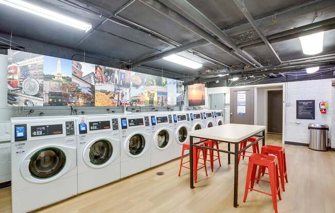 On-site laundry room at Mason Hall in Alexandria, VA 22314