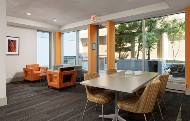 Club room with games, entertainment and coffee machine at Lenox Club, Arlington, 22202