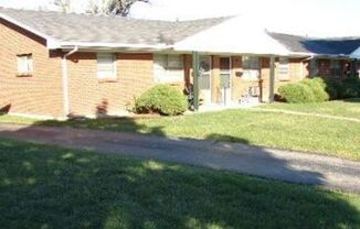 2 bedroom ranch style apartment