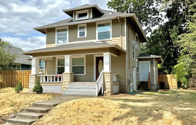 Portsmouth Neighborhood Updated 3-Story Home with Spacious Yard, Finished Basement, LVP Flooring