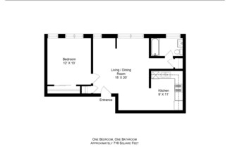 1 bed, 1 bath, 725 sqft, $1,550, Unit 203