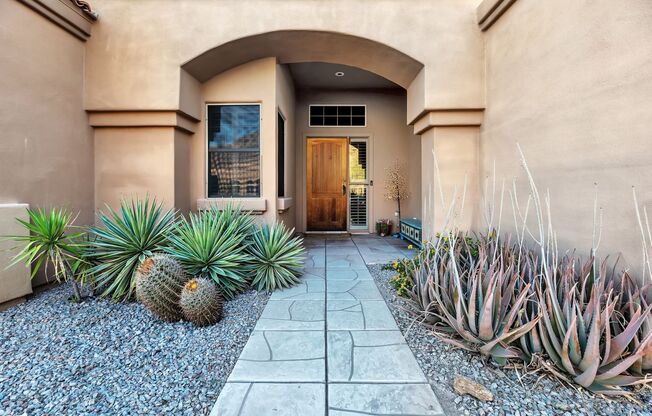 Absolutely stunning home next to McDowell Mtn Preserve - fully furnished home available now!