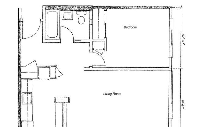 1 bed, 1 bath, 454 sqft, $2,395, Unit 22