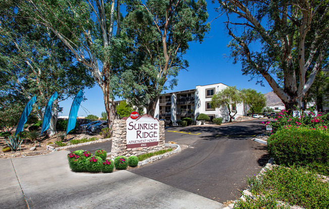 Front Entrance at Sunrise Ridge Apartments in Tucson AZ
