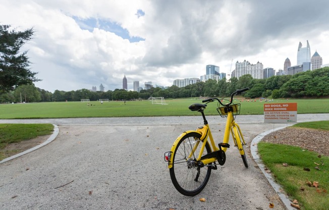 Bike in Piedmont Park at Windsor at Midtown, 222 14th Street NE, Atlanta