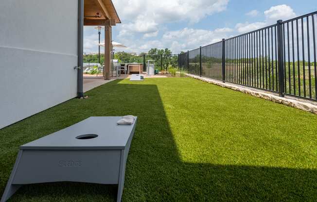 Cornhole at The Artesian at Bee Cave