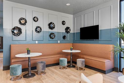 interior bubble room at SevenO2 Main Apartments, Utah, 84101